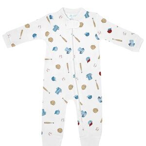 Cozy Kids One Piece with Baseball Print
